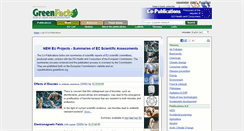 Desktop Screenshot of copublications.greenfacts.org