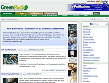 Tablet Screenshot of copublications.greenfacts.org